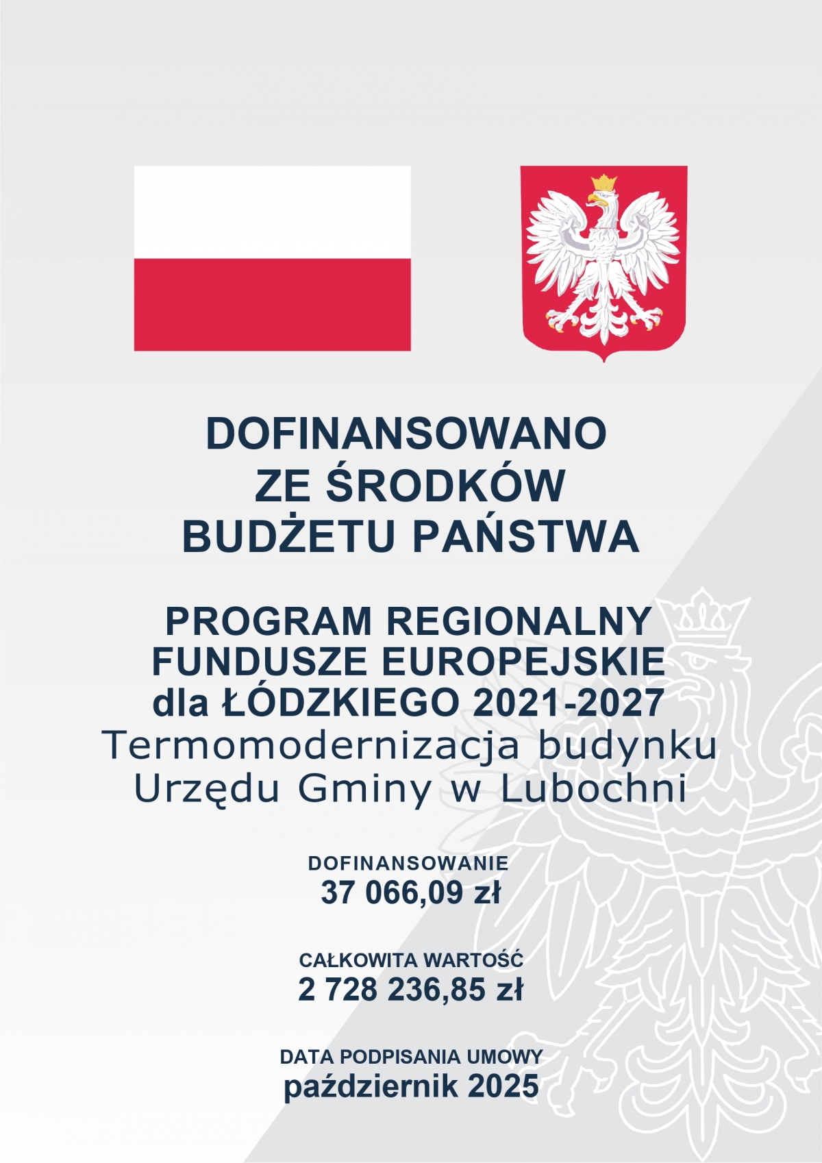 Plakat Termo budżet państwa