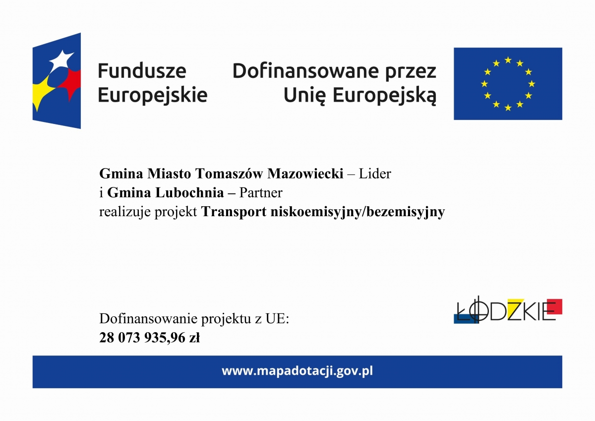 Plakat Transport niskoemisyjnybezemisyjny